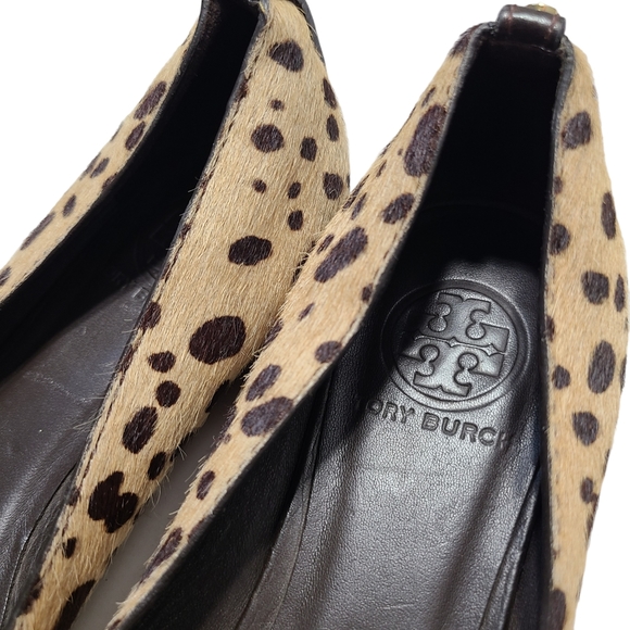 Tory Burch Priscilla Cheetah Print Calf Hair Ballet Flats - Picture 7 of 10